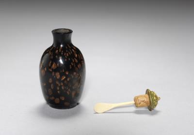 图片[3]-Black aventurine splash glass snuff bottle, Qianlong reign (1735-1796), Qing dynasty-China Archive